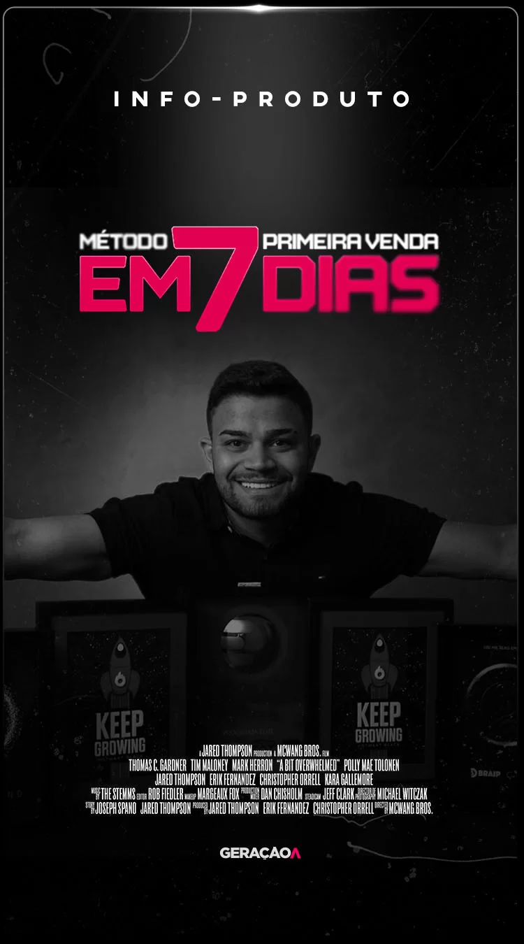 primeira venda em 7 dias